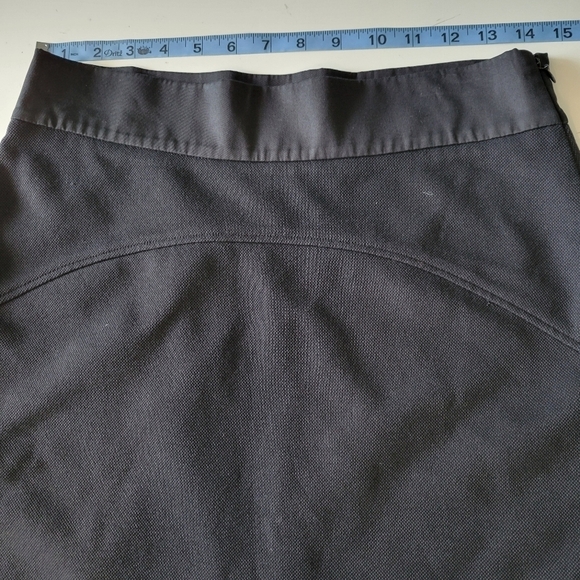 Diane Von Furstenberg Marta Black Pencil Skirt Size 10 - Picture 4 of 12